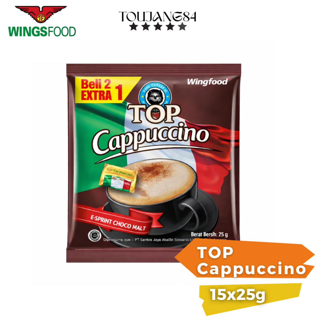 Top Coffee Kopi Cappucino 15 Sachet