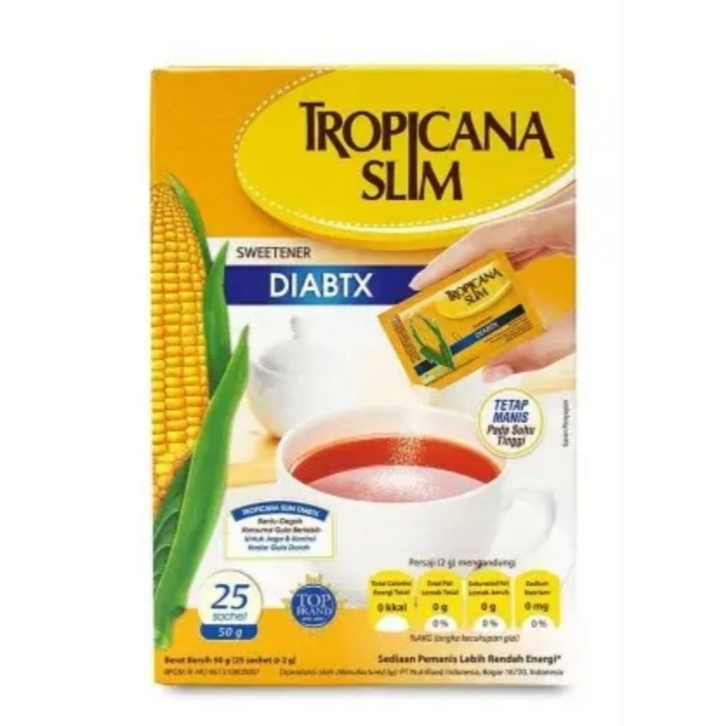 Tropicana Slim Diabtx 25 Sachet