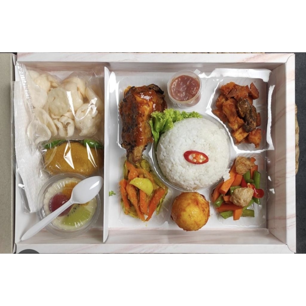 nasi kotak premium
