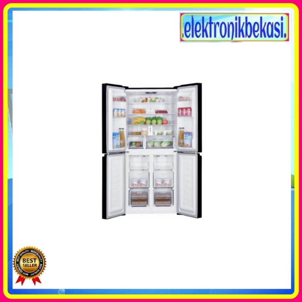 KULKAS SBS SHARP - SJ-IF51PG-BK