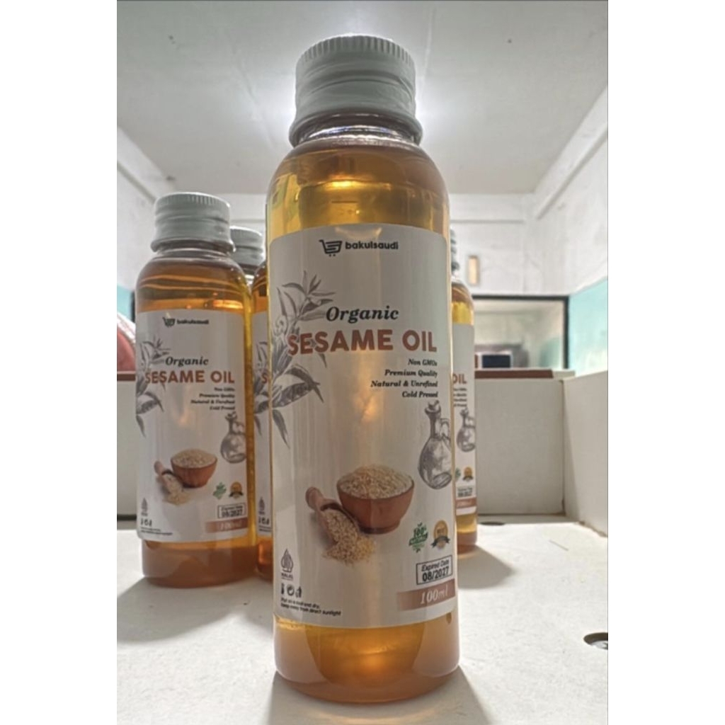 Minyak Wijen Asli (Sesame Oil) - 100% Halal, Aroma Kuat, Kesehatan Jantung