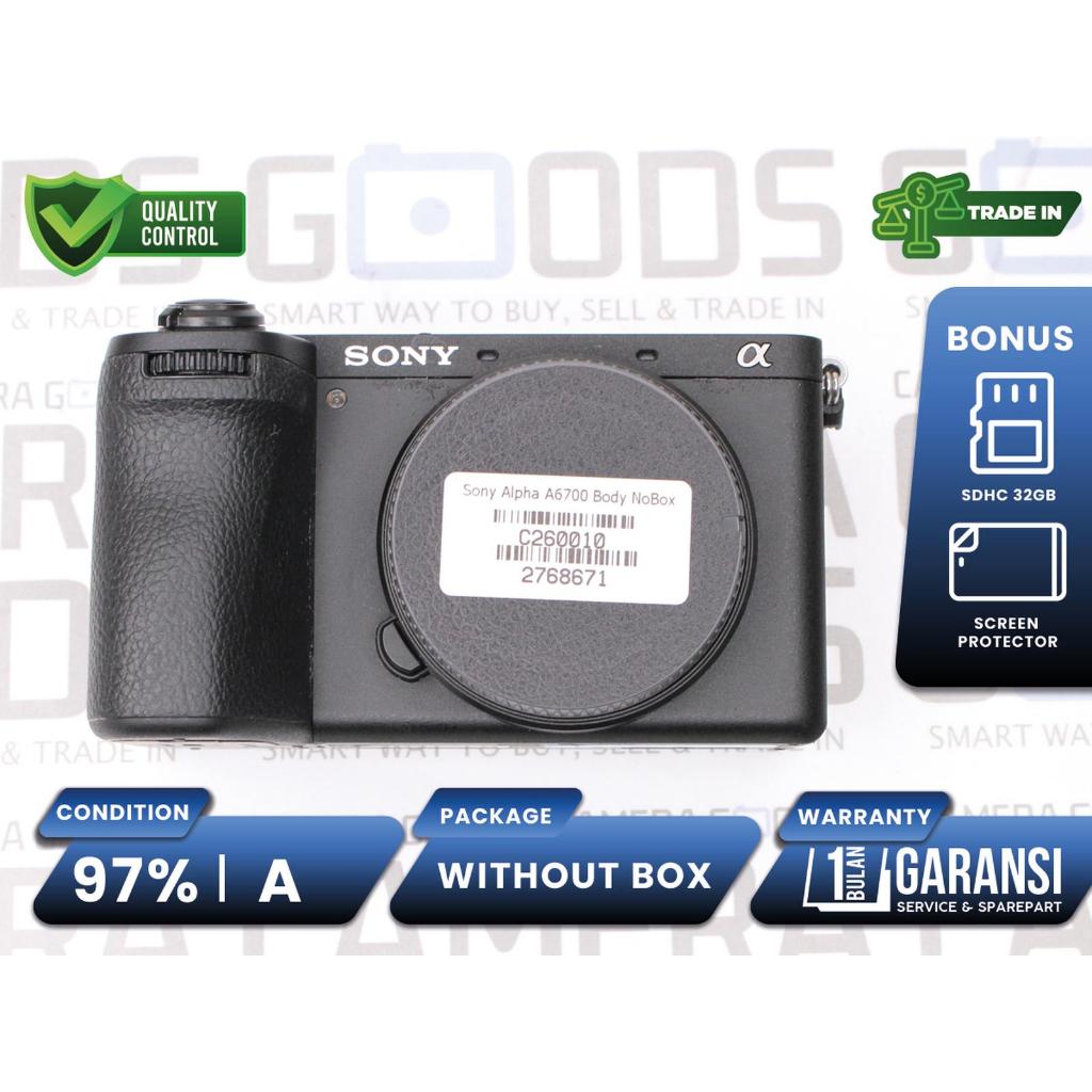 Kamera Sony A6700 Mirrorless APS-C Body Only Second Bekas Grade A / Sony ILCE-6700 - C260010