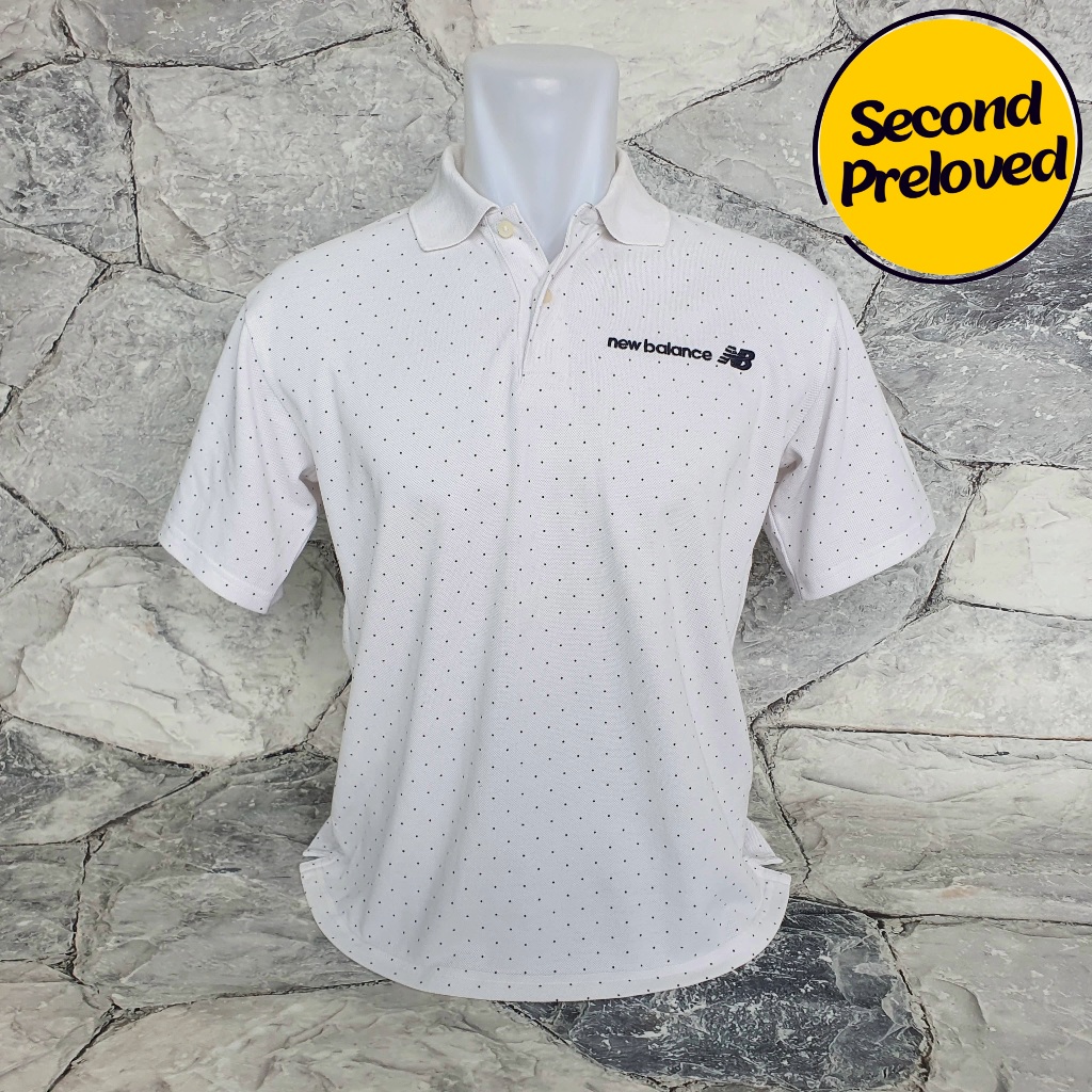 Baju Kaos Polo NB - Size L / LD 54 cm - Original - Second