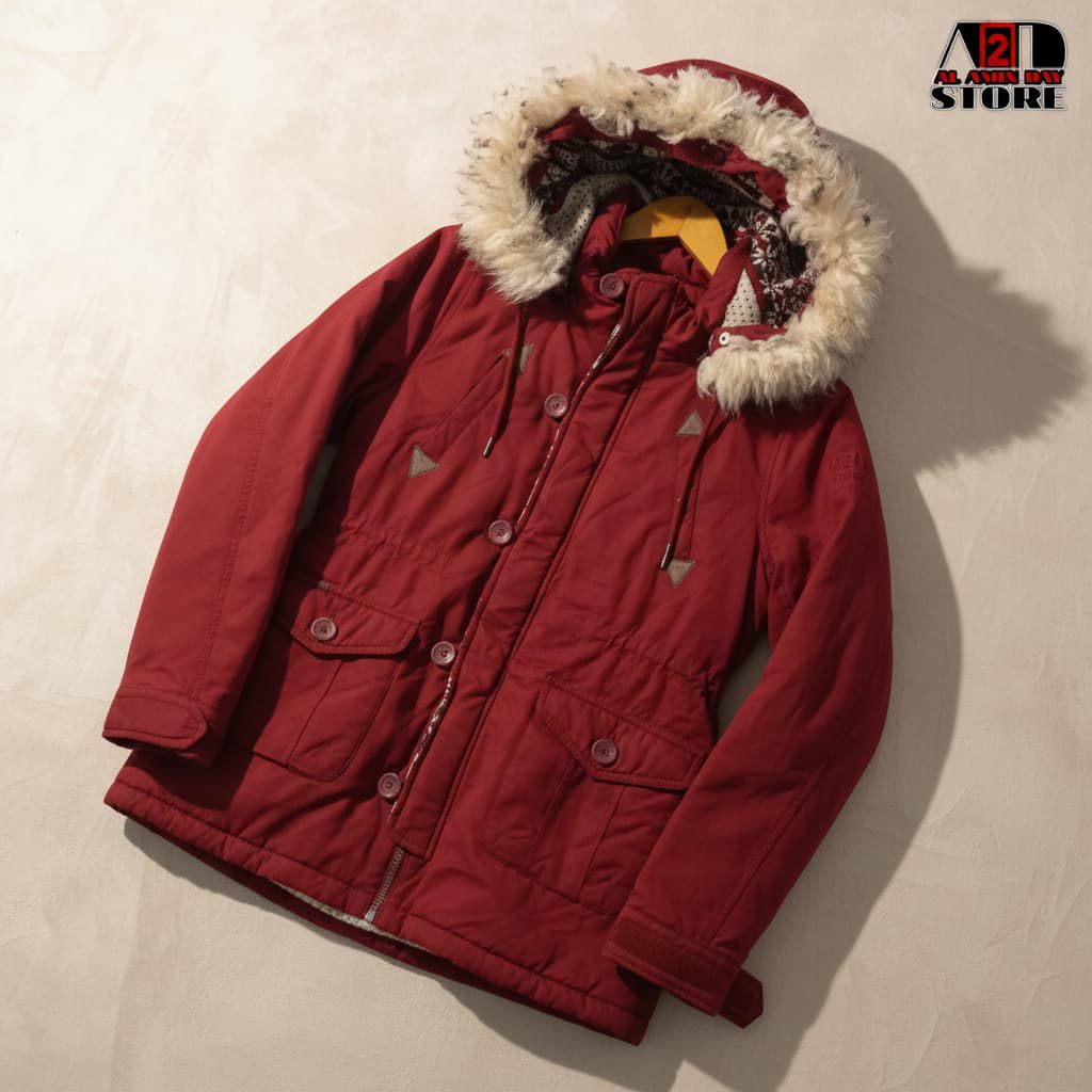 Nix Parka Merah Tebal Jacket
