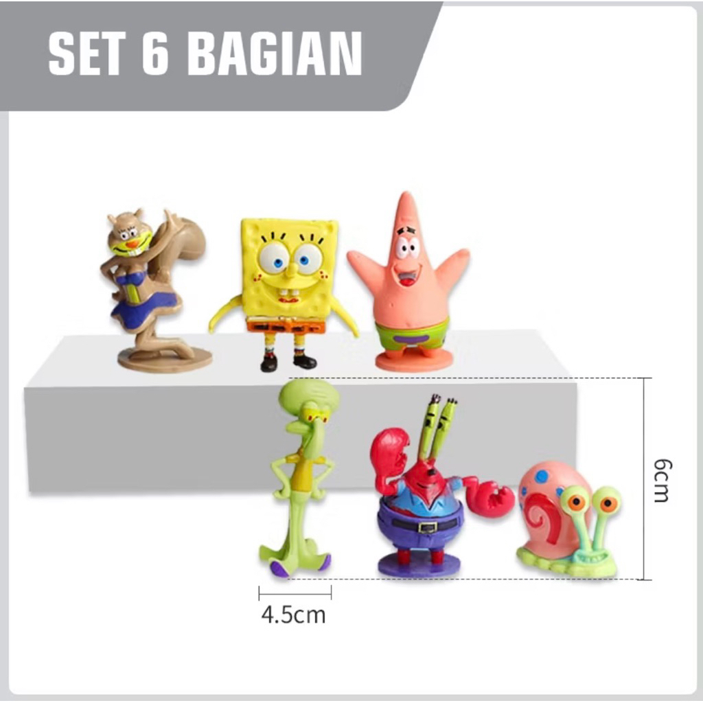 Hiasan SpongeBob akuarium ornamen akuarium