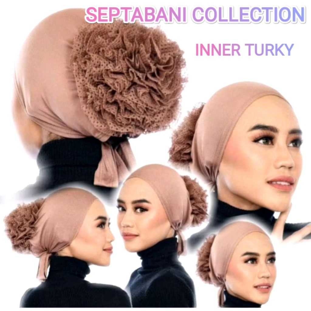 CIPUT TURKY CEPOL BRUKAT | INNER TURKY SANGGUL | CIPUT HIJAB INER TURKY