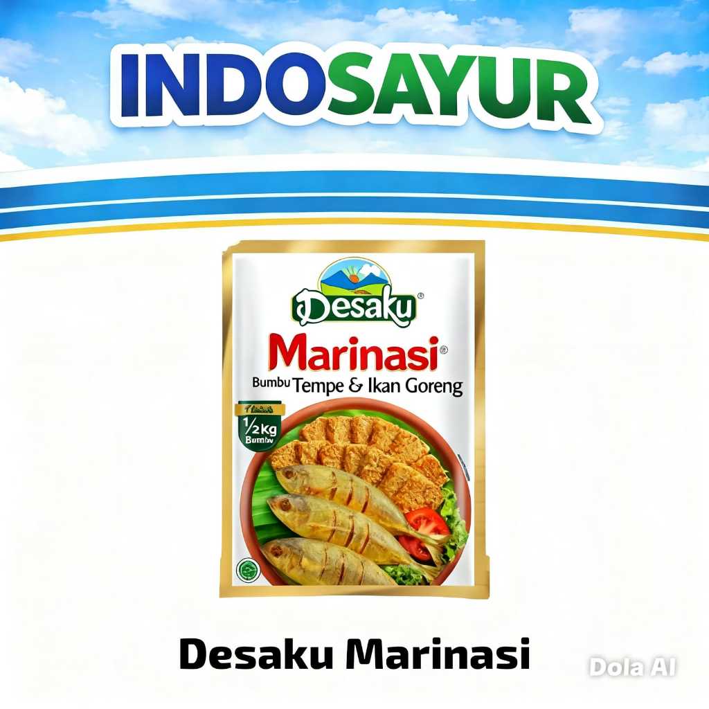 Marinasi Tempe & Ikan Goreng desaku 15g - marinasi desaku