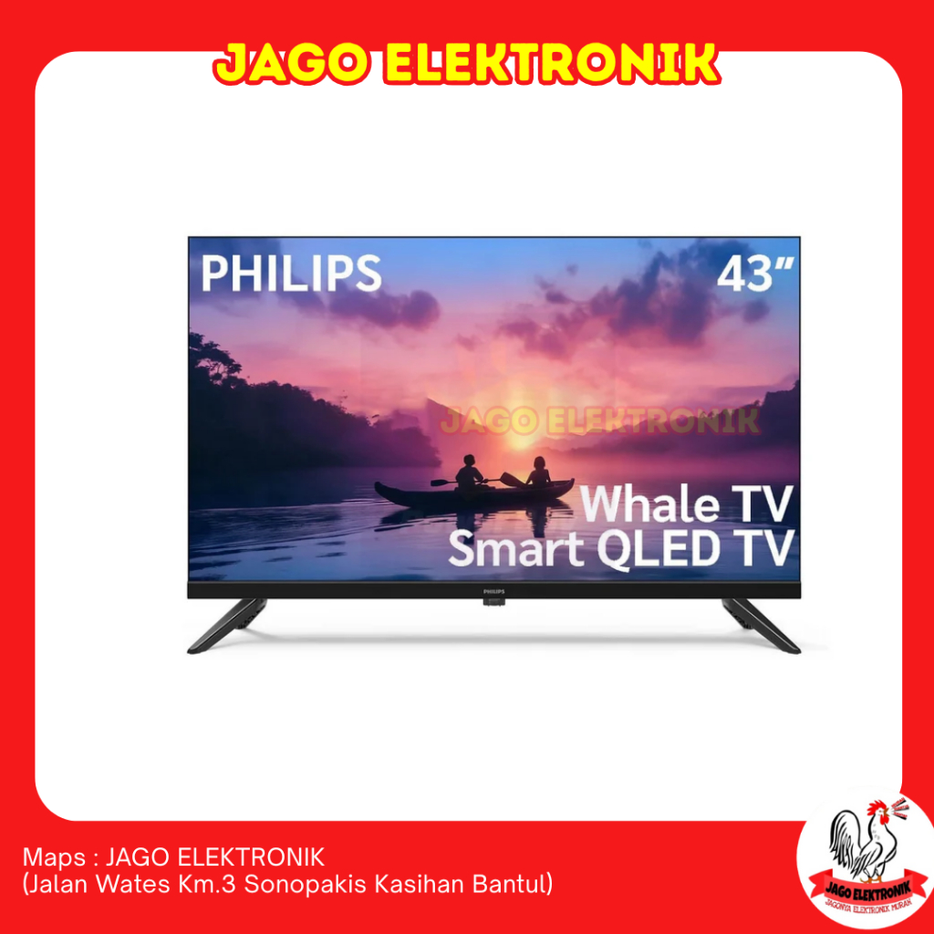 INSTANT PHILIPS QLED TV 43PQT6600/70 43 inch pqt6600