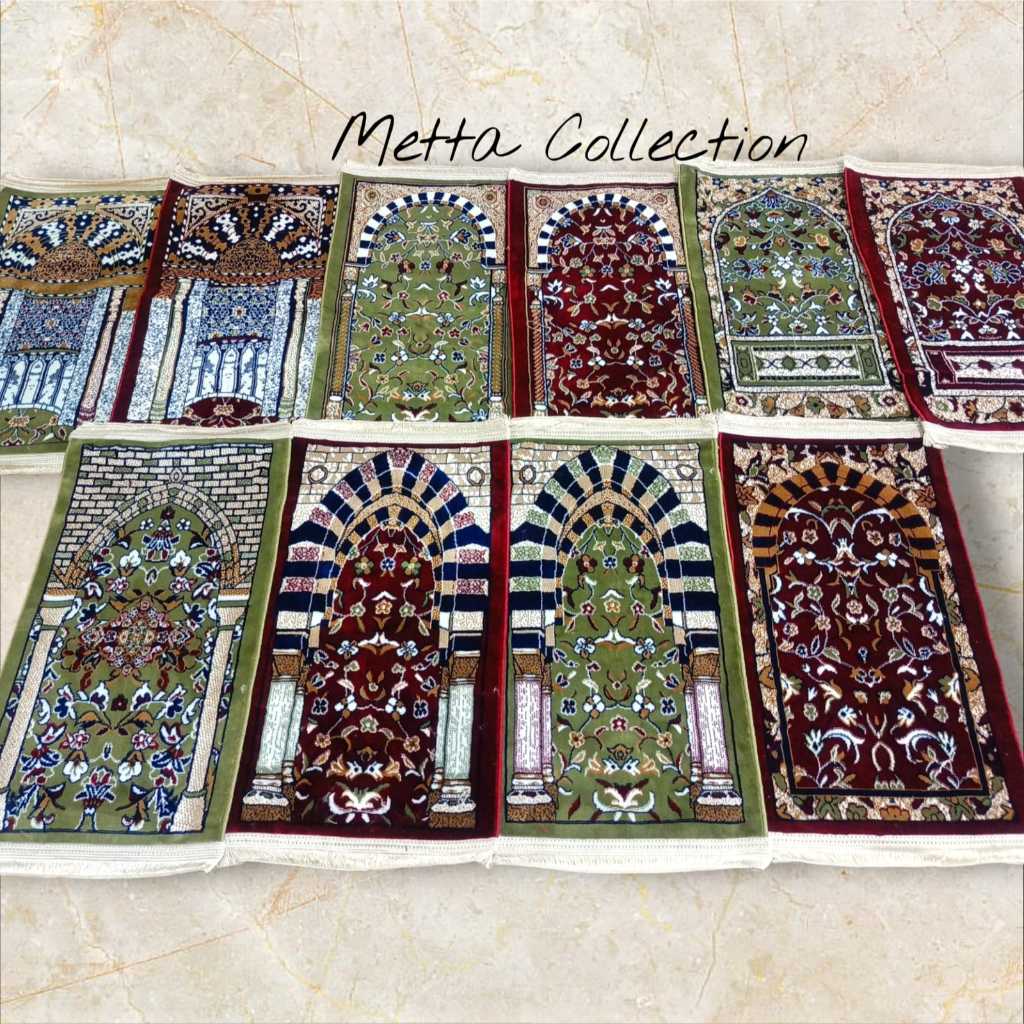 Sajadah Kepala Kano Carpet Rawdah Turkey Turki Halus Tebal 5mm Exclusive