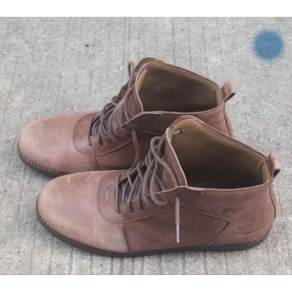 SePATU BOOTS sepatu Kulit pria /SECOND