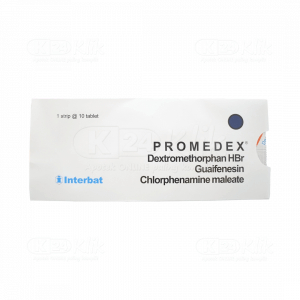 PROMEDEX Obat Batuk 1 Strip 10 Tablet Meredakan Batuk Alergi