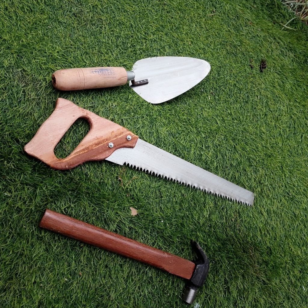 promo paket tukang lengkap alat perkakas alat pertukangan graji palu kambing cetok semen