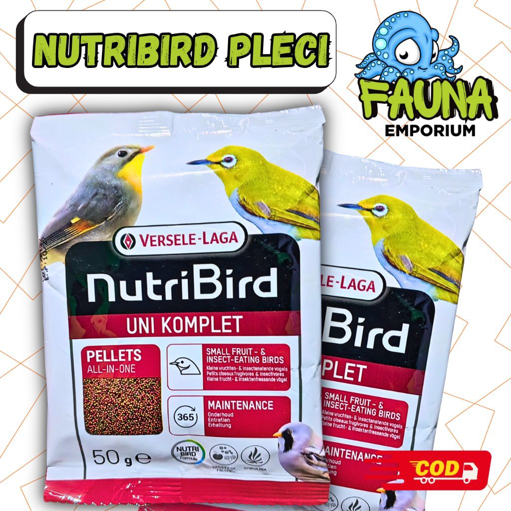 NutriBird Uni Komplet 50g Pakan Voer Pleci Sachet