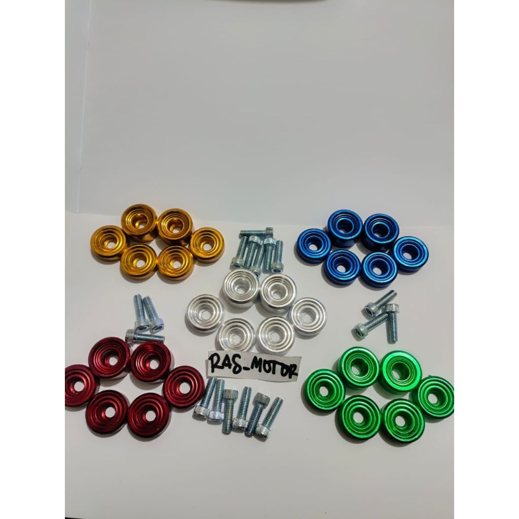 Coin Koin Pijakan Lantai Mio Sporty Smile Soul Fino Mio J Koin Dek Bahan Full Alumunium Cnc Thailand