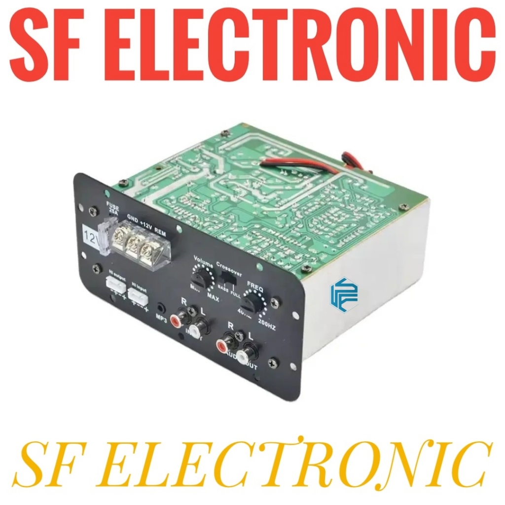 Power kit bass tube Aktif DC 12volt buat angkat subwoofer 12inch berkualitas