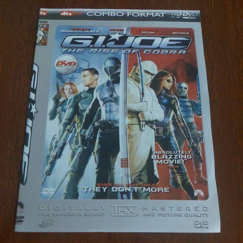 DVD " G.I JOE - THE RISE OF COBRA " CHANNING TATUM - LEE BYUNG HUN