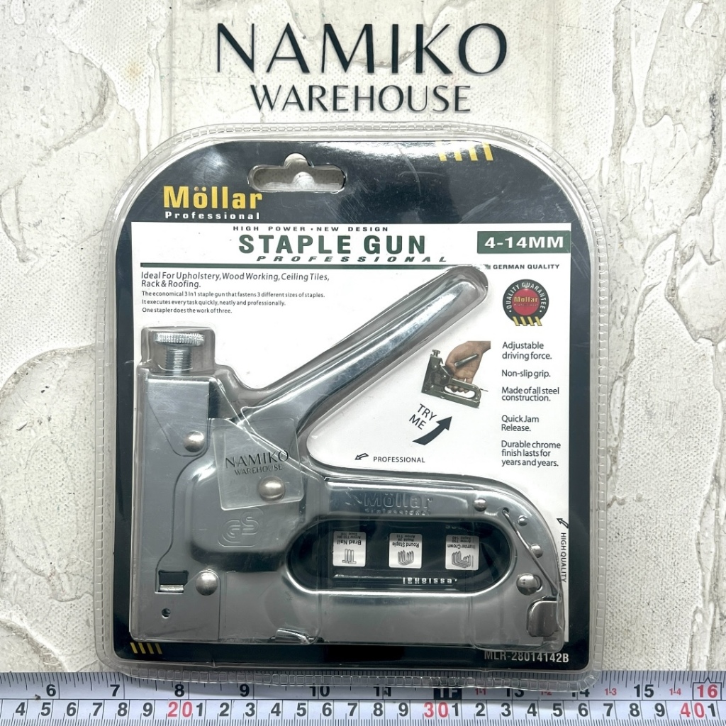 MOLLAR Stapler gun tembak 4 - 14 mm NAMIKO WAREHOUSE