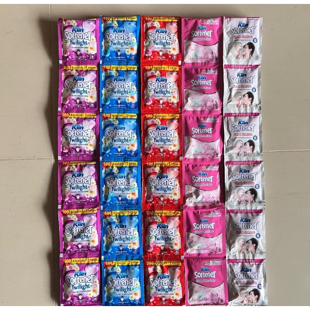 Soklin Softener 13ml / 2 renceng (isi 24sachet)