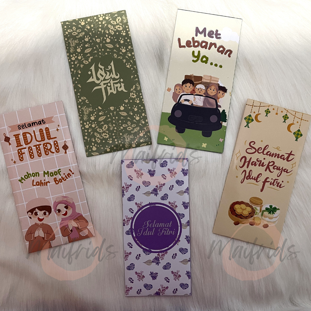 Amplop Idul Fitri — Desain Cute Minimal | Amplop THR Lebaran