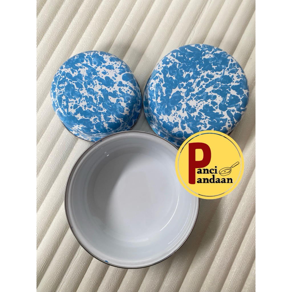 BOWL SET 3 MANGKUK ENAMEL SET
