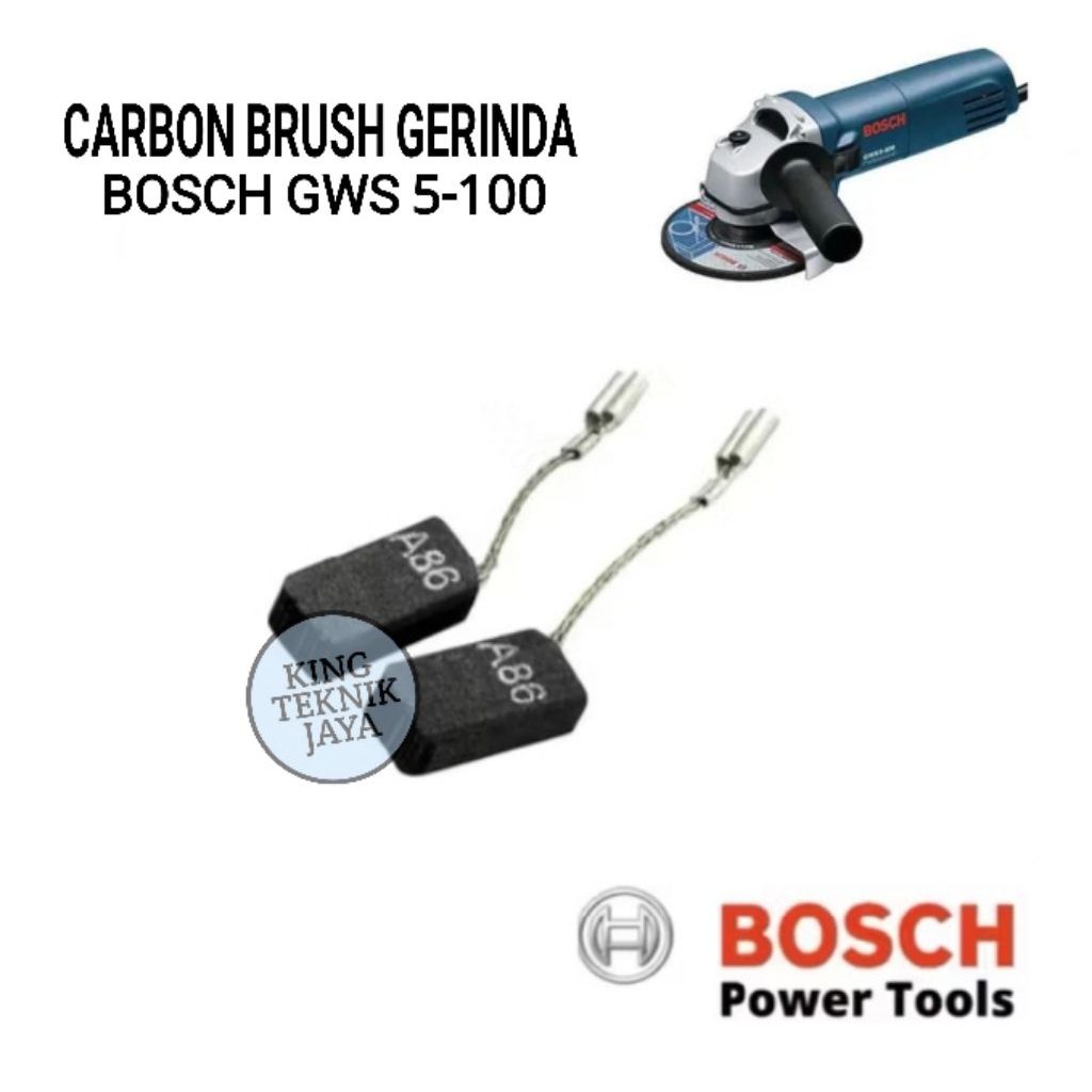 Carbon Brush Mesin Gerinda Bosch GWS 5-100 / Bostel Brostel CB Gurinda GWS5-100
