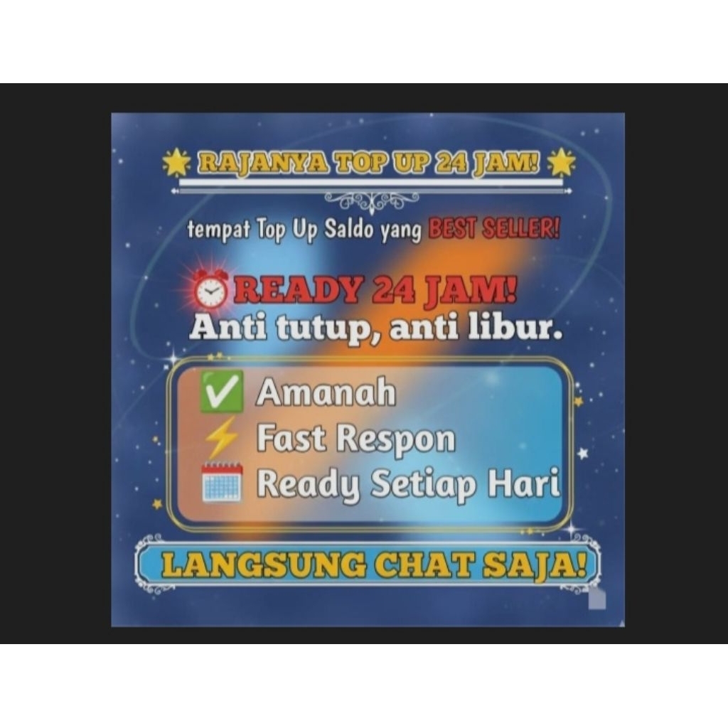 top seller semua bisa up saldo termurah{seller}