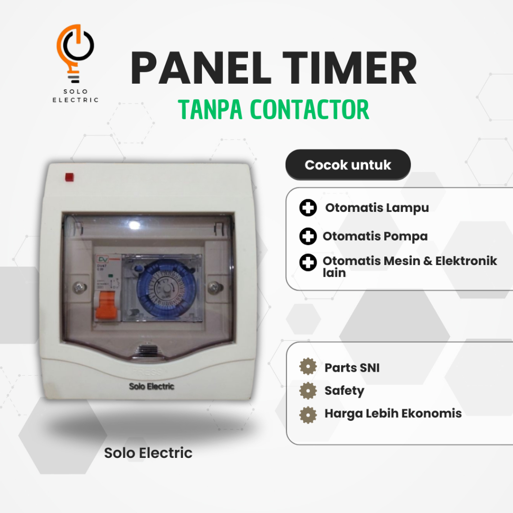Panel Lampu Otomatis / Panel Timer Lampu Otomatis