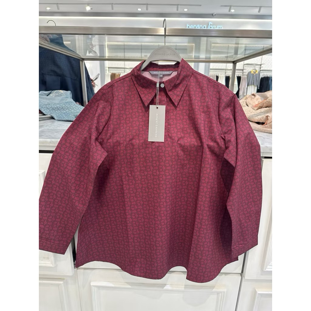 Monogram Polo Shirt Benang Jarum