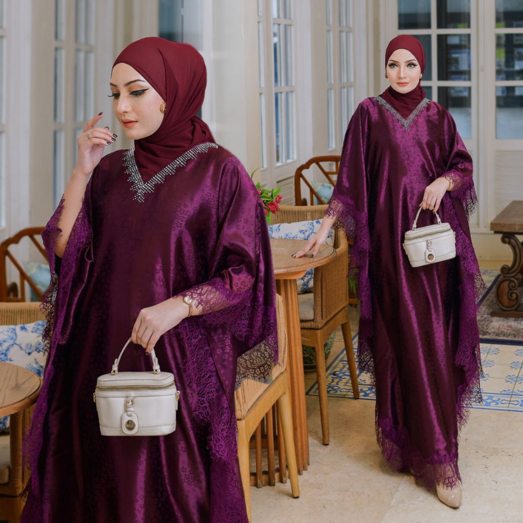 KAFTAN KALONG SAMIRRA BAHAN JAGUAR LD 175 PB 140