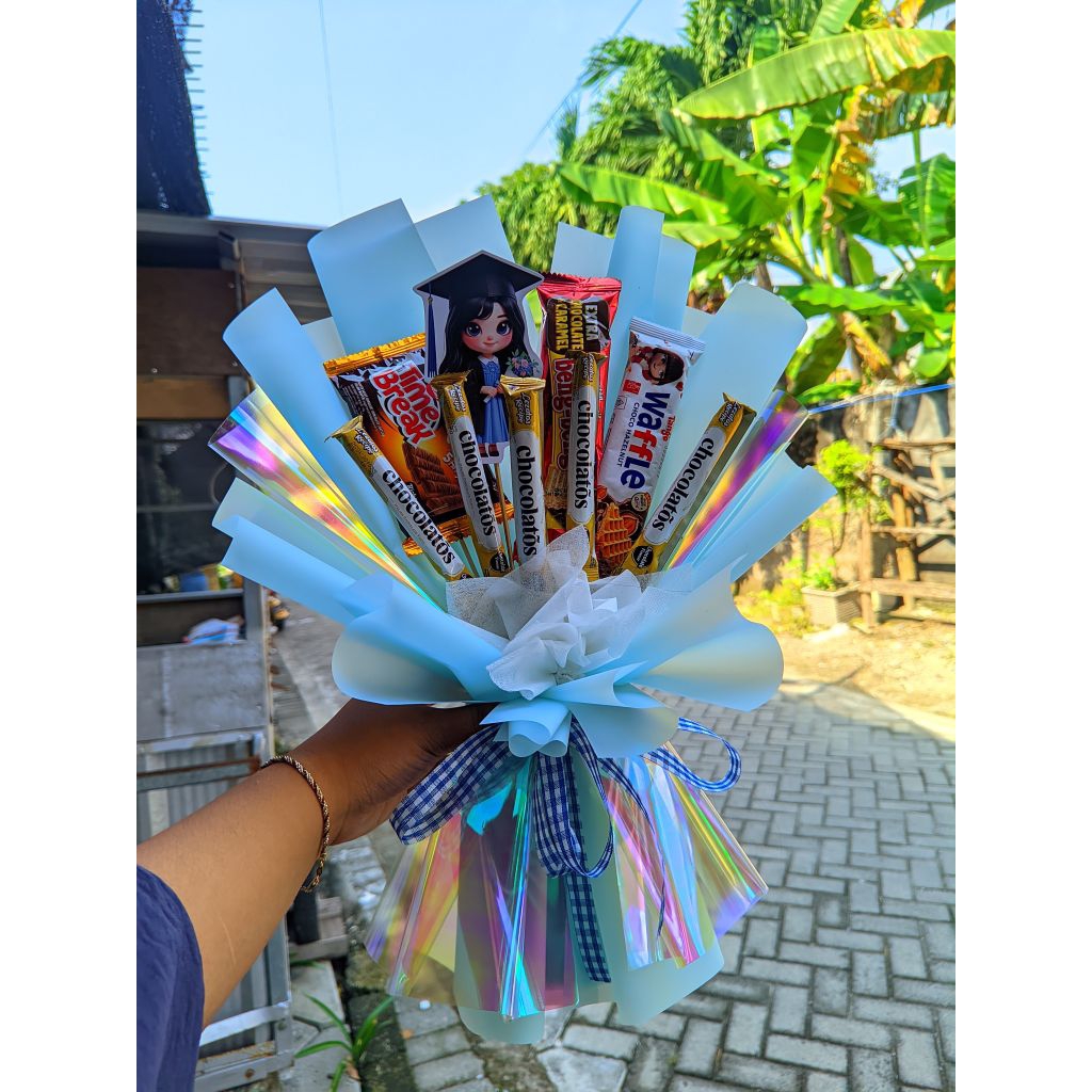 BUKET SNACK WISUDA - BUKET GRADUATION - BUKET SNACK - BUKET JAJAN - BUKET WISUDA - BUKET BONEKA - BU