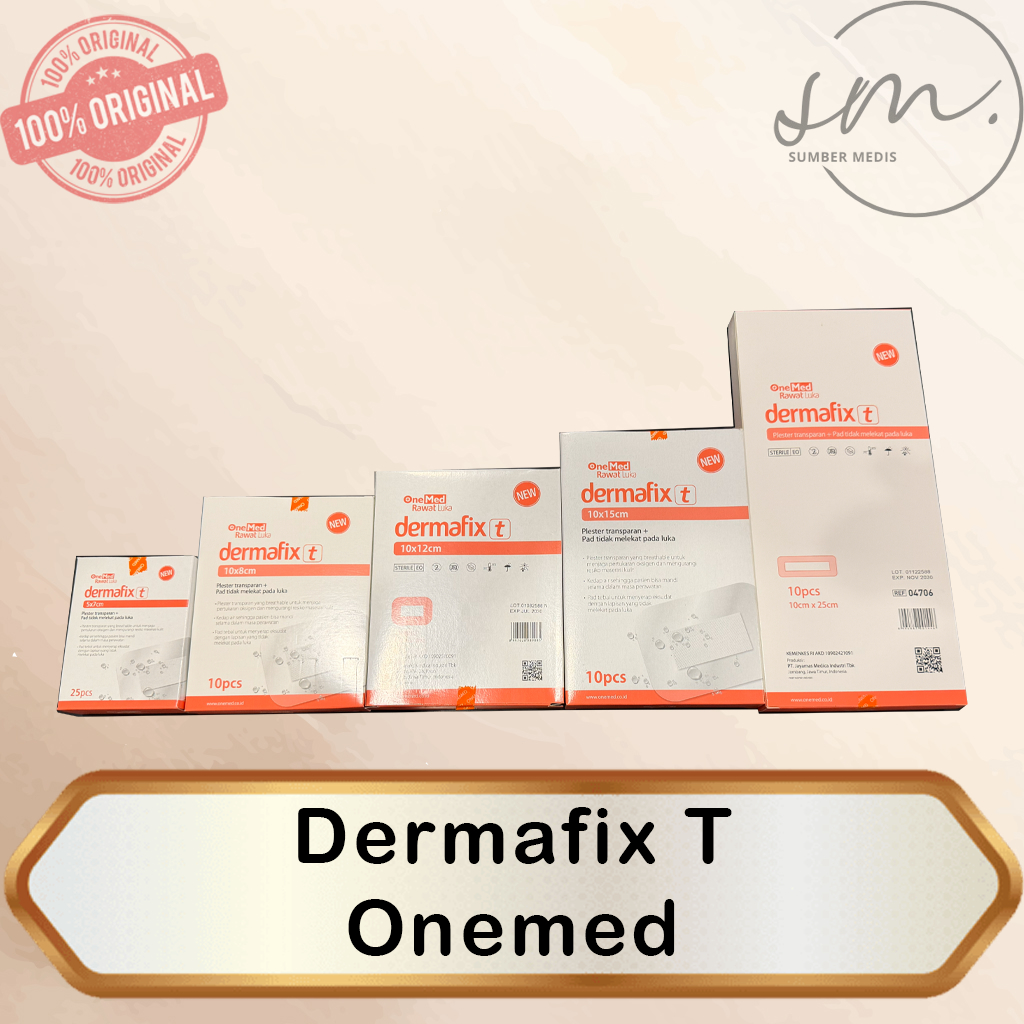 Dermafix T Onemed / Dermafix Transparan Onemed / Dermafix T 5x7cm / Dermafix T 10x12cm / Dermafix T 