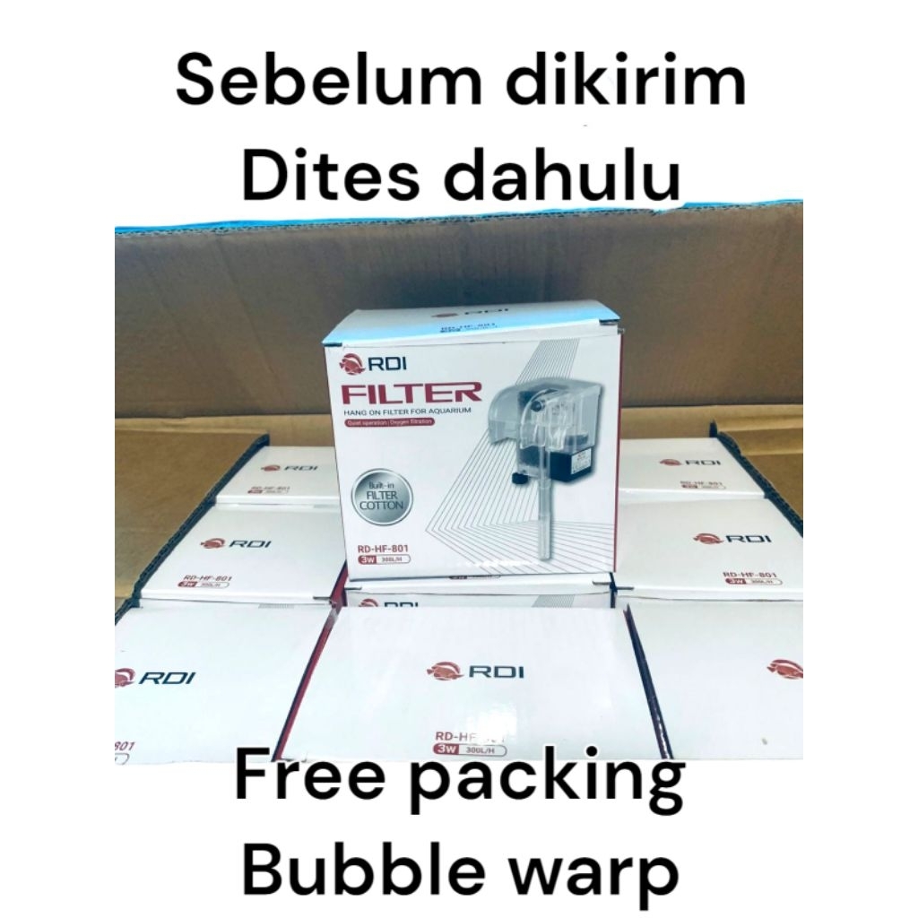 Filter gantung Rdi hf 801 / filter gantung aquarium / filter gantung / filter aquarium