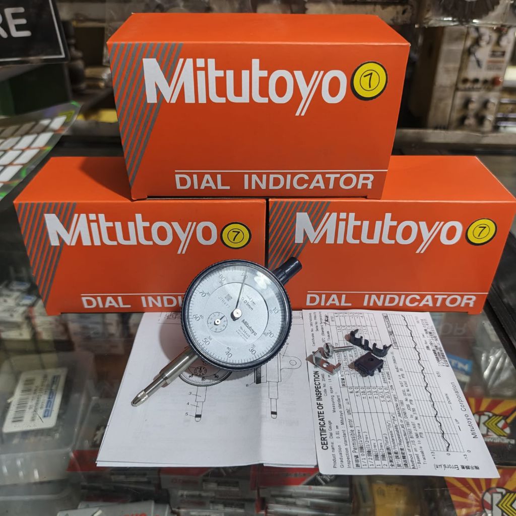 DIAL INDICATOR MITUTOYO DIAL MITUTOYO DIAL INDICATOR MITUTOYO ORIGINAL