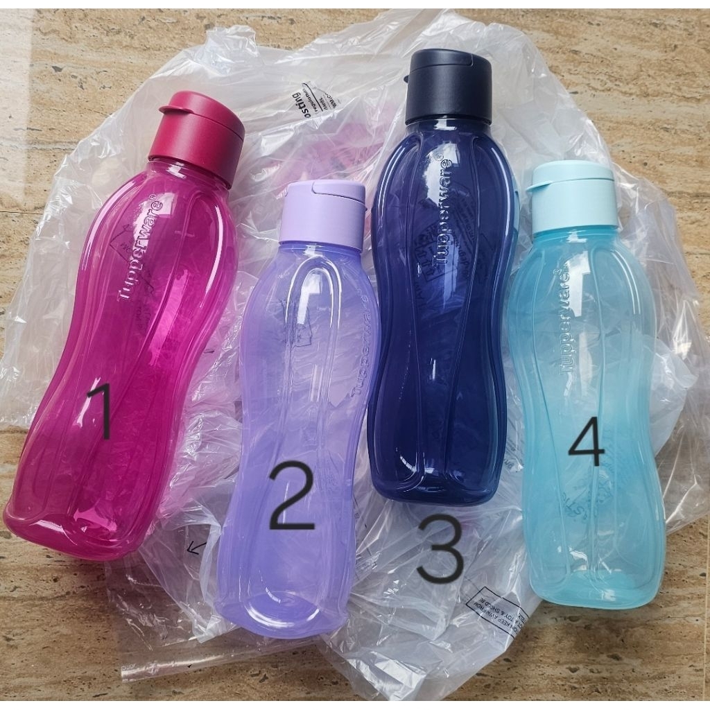 eco botol 1liter flip tupperware