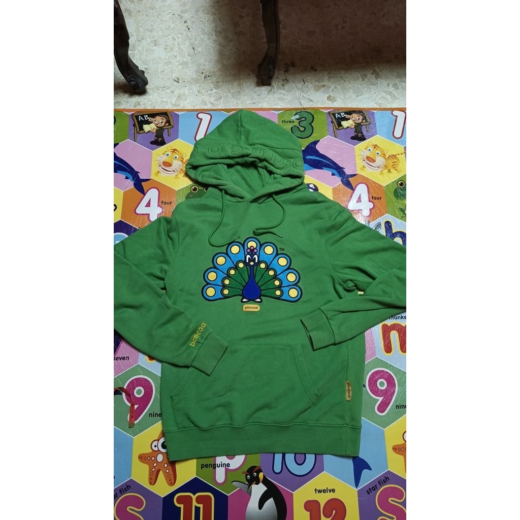 HOODIE PANCOAT POP MERAK HIJAU