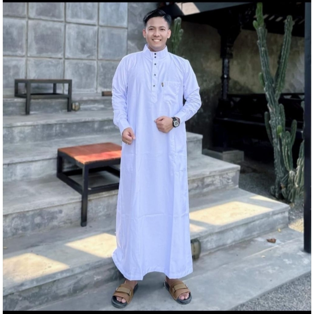 Jubah Gamis Pria Premium / Jubah Gamis Pria Polos