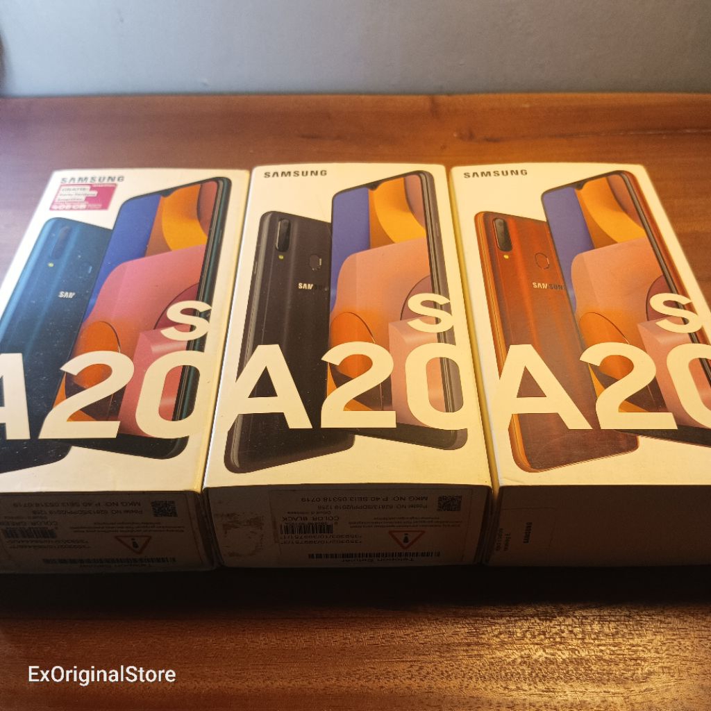 Dus Box Samsung Galaxy A20s Original Copotan