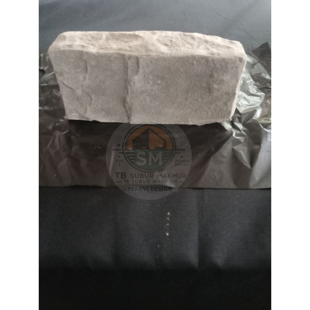 asahan batu alam model kasar panjang 19 cm