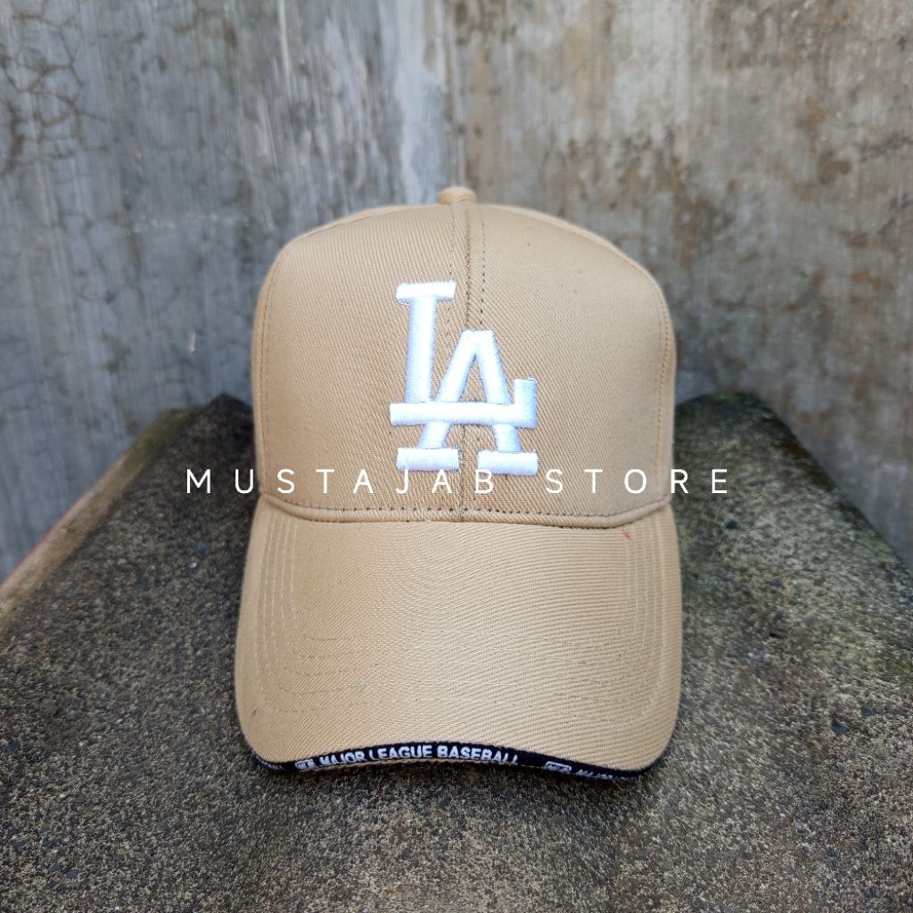 TOPI BASEBALL LA COKSU - LOGO PUTIH