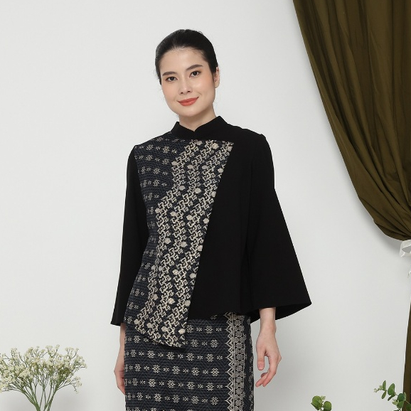 Lyne Halim – Blouse Kebaya Janggan Songket, BLO-3398 ( Blouse Only )