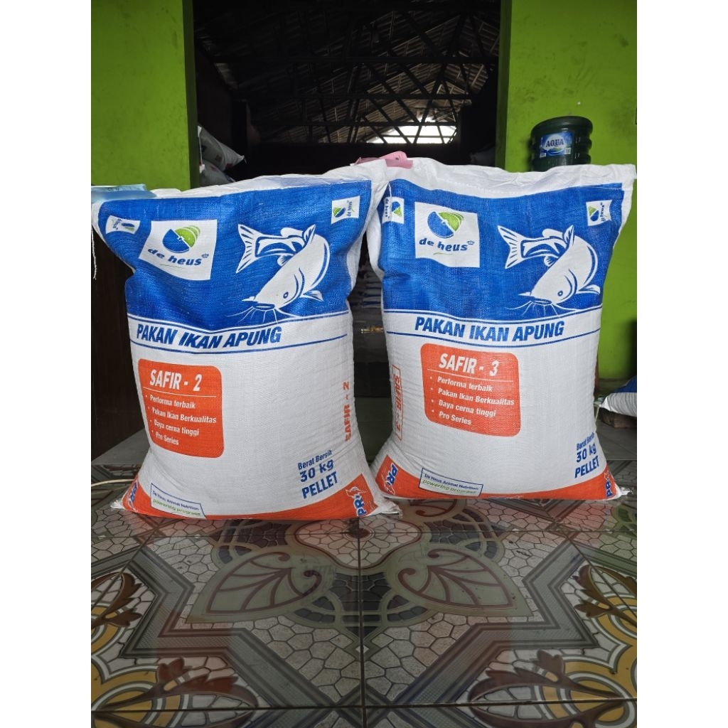 SAFIR PRO 2mm | pakan ikan lele | protein 35%