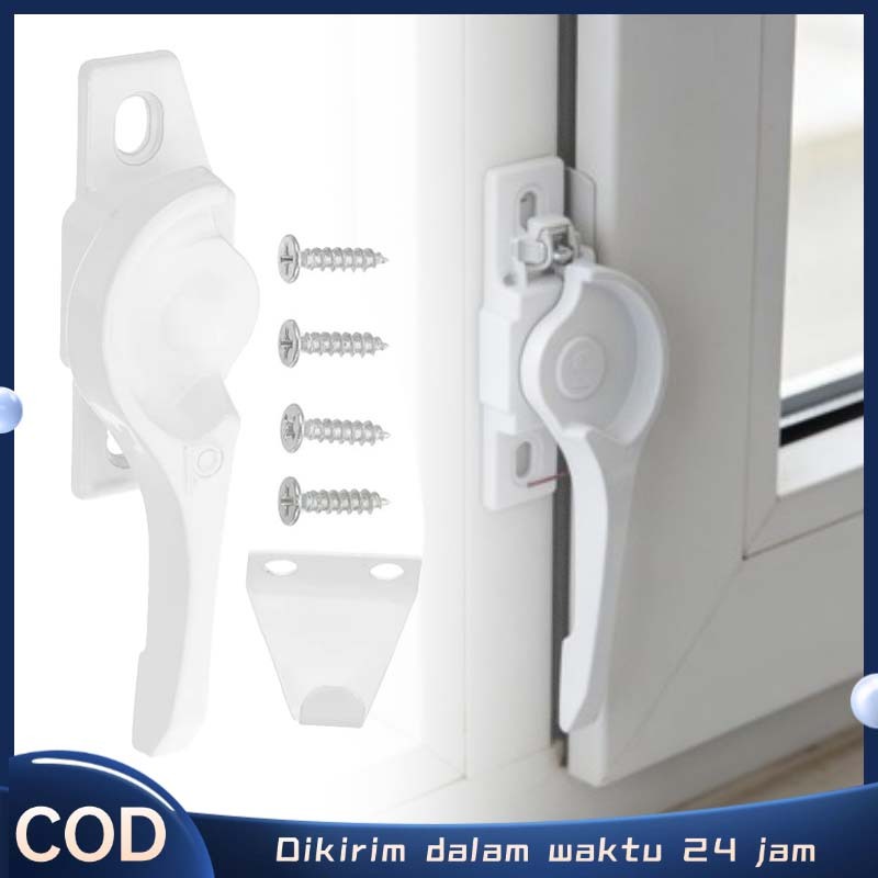 Grendel Kuping Aluminium Kunci Jendela Sliding Cresent Lock Kunci Sliding Geser Kunci Kuping Jendela