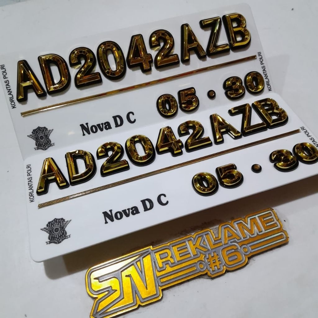 variasi custom plat termurah dan murah abis, plat termurah, plat murah abis, custom apik, plat nyala