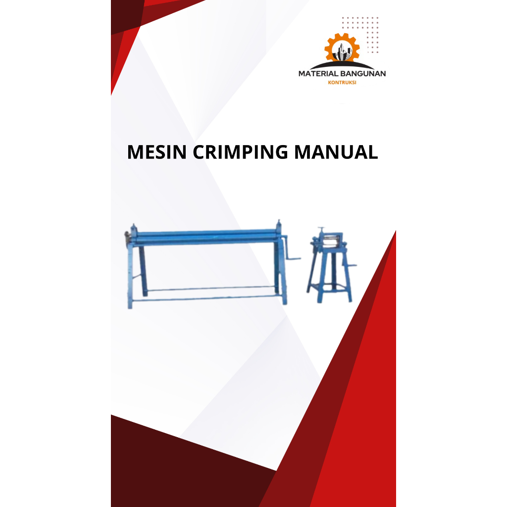 ALAT MESIN TEKUK ROLL MANUAL PLAT BESI / MESIN PENGGULUNG DAN PEMBENGKOK PLAT MANUAL / MESIN CRIMPIN