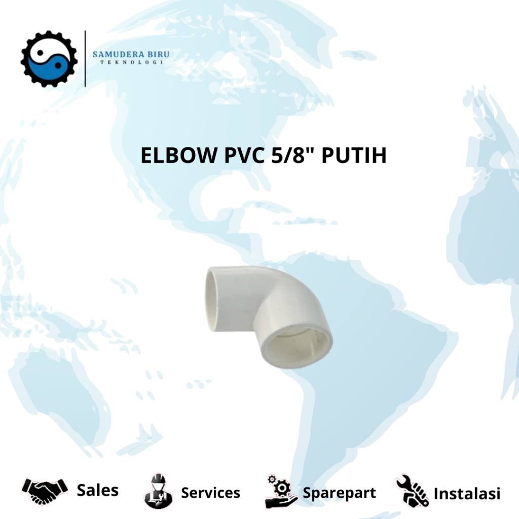 ELBOW PVC 5/8" PUTIH