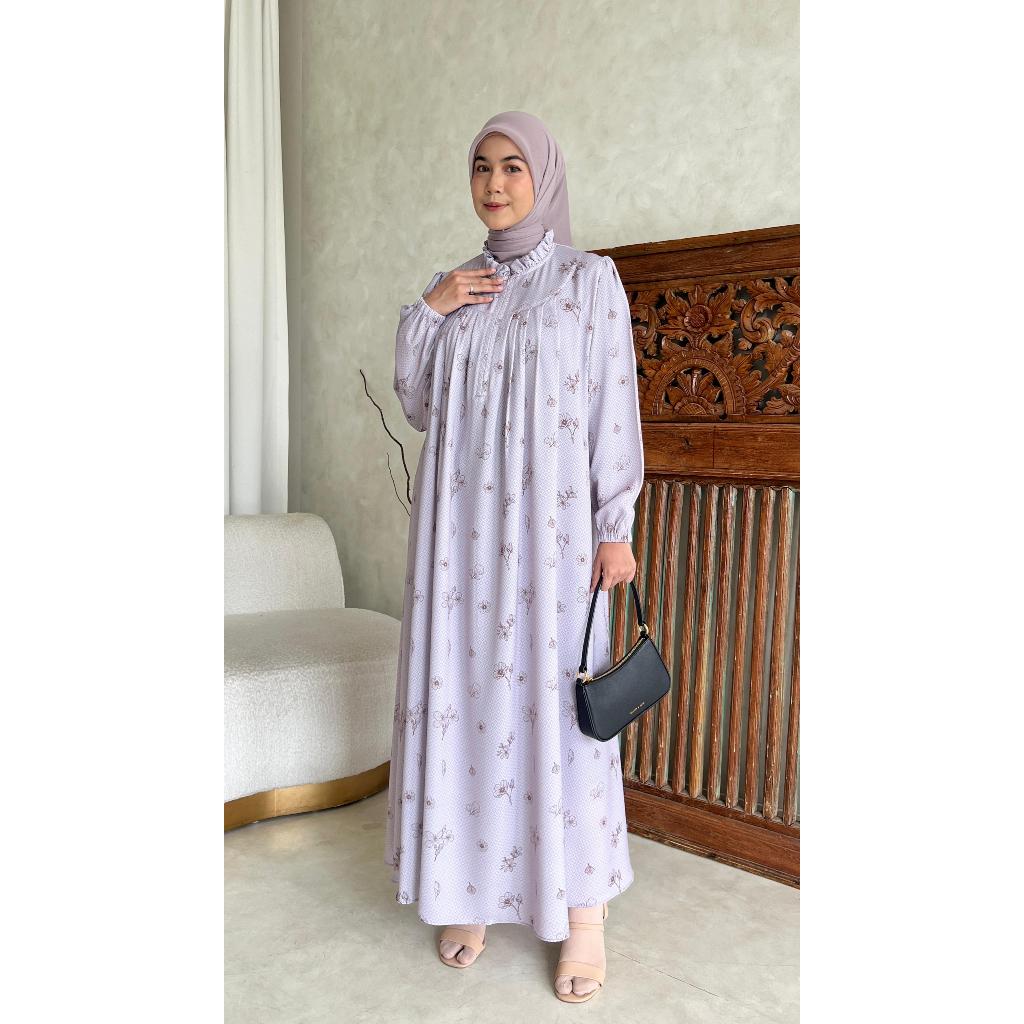 GAMIS ARMANY SILK / BAJU WANITA MUSLIM/ WARNA DIABI ADIBA/ GROSIR TANAH ABANG