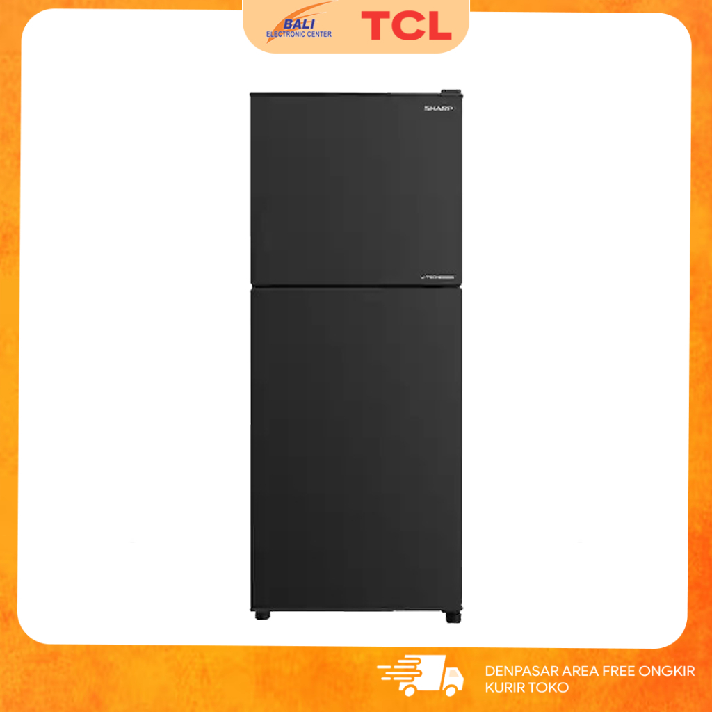 SHARP KULKAS 2 PINTU KECIL 2 DOOR SMALL REFRIGERATOR SJ246SIGK