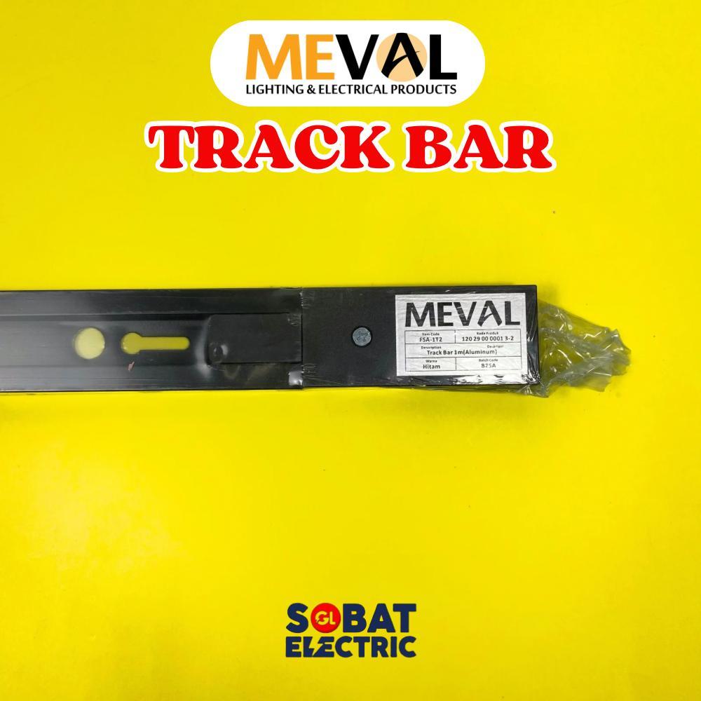 MEVAL Rel Lampu Sorot - Track Bar Lampu Sorot + Sambungan