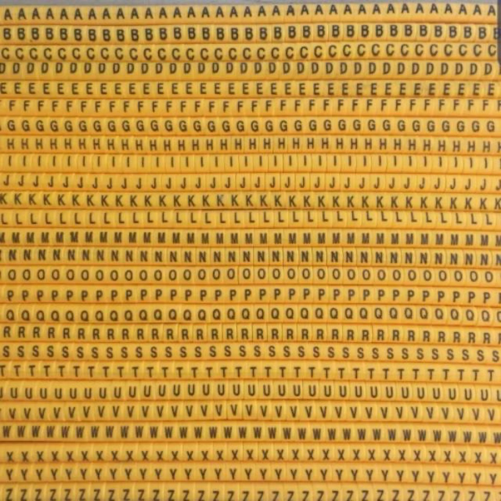 Kabel marker penanda kabel per Rol