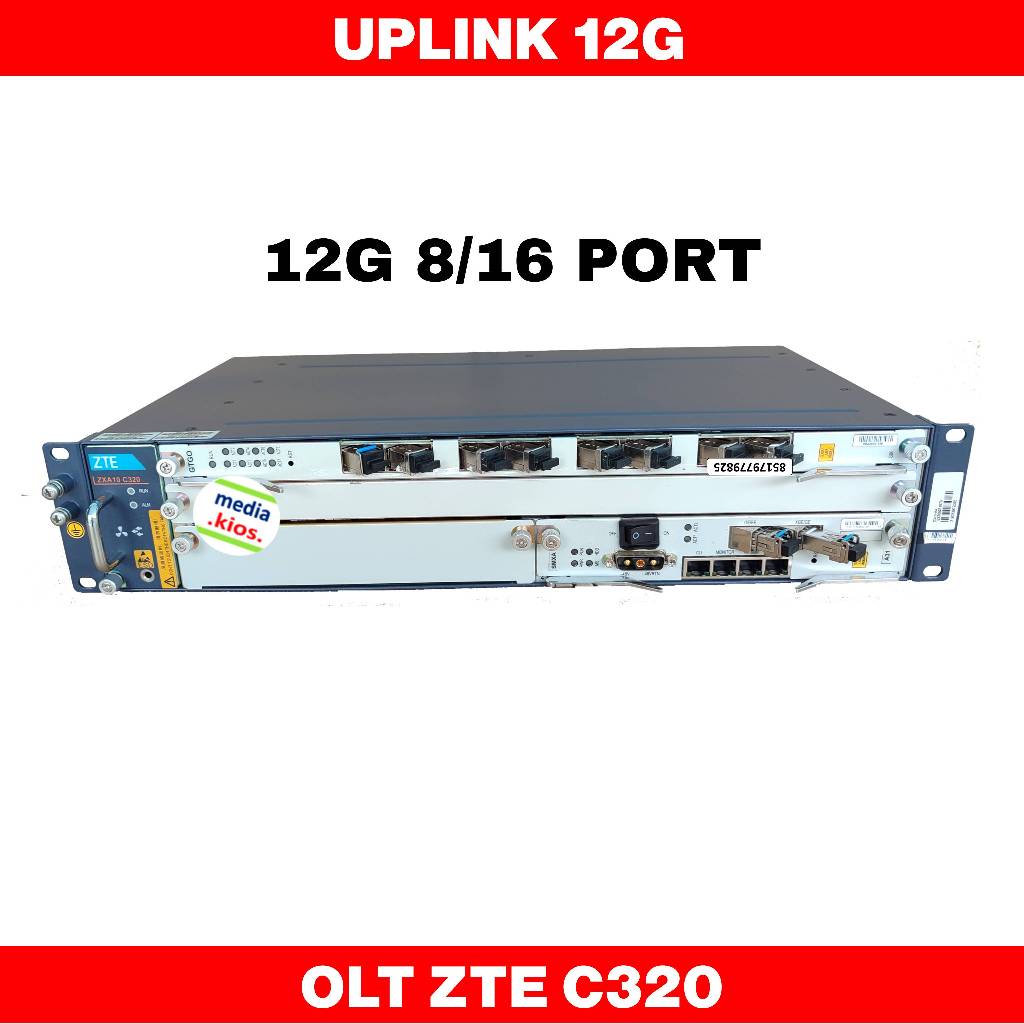 Olt Zte c320 10G gpon dc 8/16 port mediakios gtgh gtgo, ssd